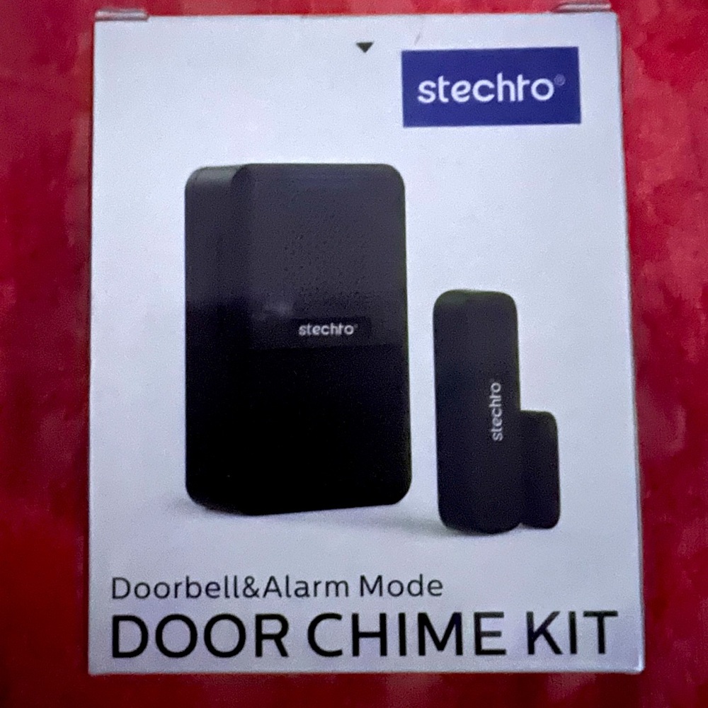 Plug-in to Wireless Door Chime,600Ft Range 1 Magnetic Door Contact Sensor